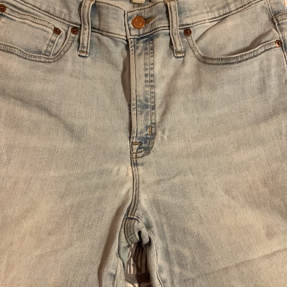 J Crew 9” High-Rise Toothpick Light Wash Jeans, 31 Tall - Picture 1 of 7